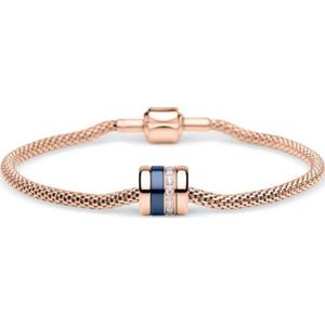 Bering Dames F4E3-R-ME-210 Armbanden, armbanjuwelen roze goud, blauw