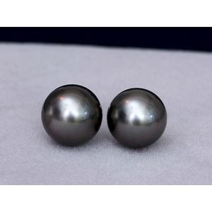 Luna-Pearls - Oorknoppen - parel - A1687-090-14GG/LU