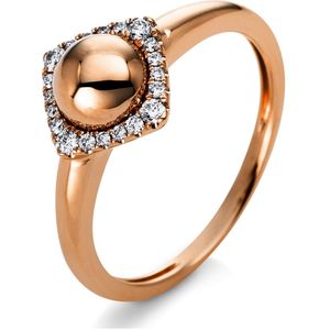 Luna Creation - Unisex Ring - Ring - 585/- 14 karaat - 585/- 14 karaat - Diamant - Diamant - 1Q813R454-1 - Ringmaat 54