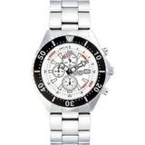 Chris Benz  Unisex horloge CB-C300-W-MB Chronograaf, Lichtwijzer, Stopwatch, Dieptemeter, dato, maximale dieptegeheugen