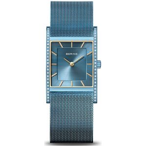 Bering - Polshorloge - Blauw - RVS - Saffierglas