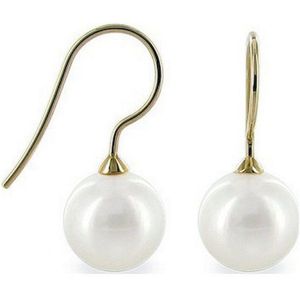 Luna-Pearls - 311.0692 - Oorbellen - Zoetwater gekweekte parel 8-8,5mm - 14K geelgoud