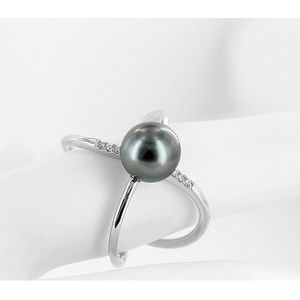 Luna-Pearls - Ring - 585 / - wit goud - 005.0984-53