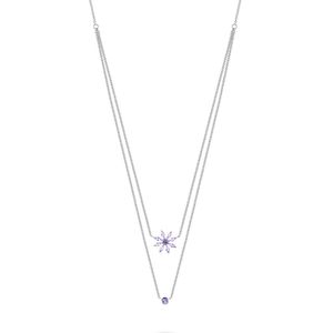 Jette - Ketting - Zilver - Gerecycled Zilver - Zirkoon