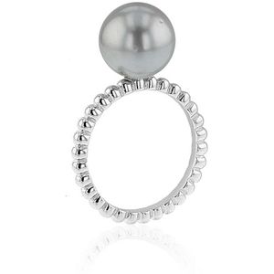 Luna-Pearls - 009.0039-53 - Ring - 925/-Zilver met Tahiti gekweekte parel - Maat 53