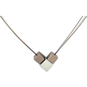 Clic by SuzanneDames C135BROWN halskettingen