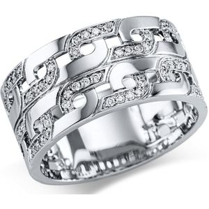 Luna Creation - Ring - Dames - 18K witgoud - Diamant - 0.24 ct - 1W112W855-1-55