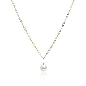 Luna-Pearls - 216.0922 - Ketting - 585/-Geel goud met Zoetwater gekweekte parel