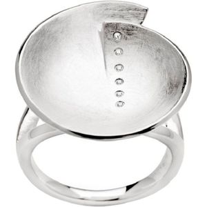 Bastian Inverun - Dames Ring - 925 / - zilver - diamant - 10798