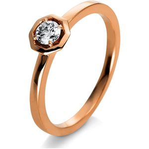 Luna Creation - Ring - Dames - 18K rood goud - Diamant - 0.2 ct - 1Q416R855-1-55