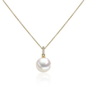 Luna-Pearls - 216.0791 - Ketting - 585/-Geel goud met Akoya gekweekte parel