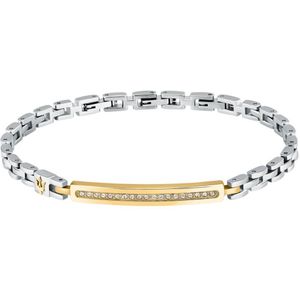 Maserati - Iconic Tag - Herenarmband - Staal - 18.5 cm