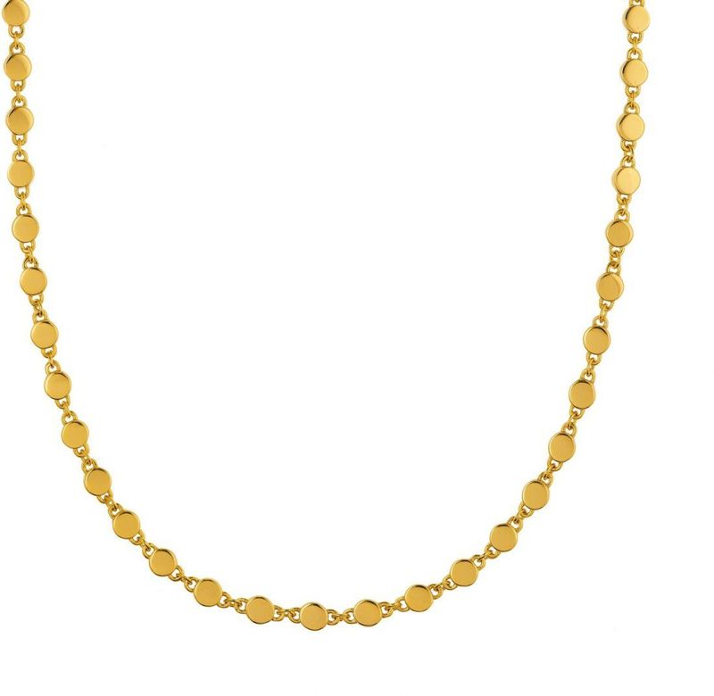 JETTE - HIT 89193477 - Ketting - Geelgoud - Zilver - Gerecycleerd 925