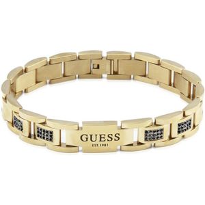 Guess - JUMB01342JWYGBKT - Armband - Zwart - Roestvast Staal