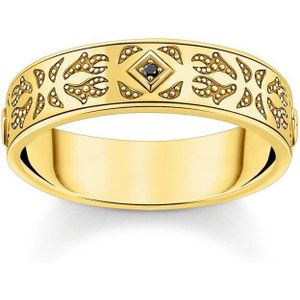 Thomas Sabo - TR2455-414-39-58 - Ring - Unisex - 925er Zilver geel verguld - ringmaat 58