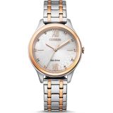 Citizen Elegance Horloge - Citizen dames horloge - Bicolor Rosé - diameter 32 mm - roestvrij staal