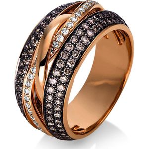Luna Creation - Dames Ring - 750/- 18 karaat - Diamant - 1P119R855-1 - Ringmaat 55