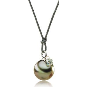 Luna-Pearls  halssieraden halskettingen aaneenschakelingen HS1087_9.5-10mm