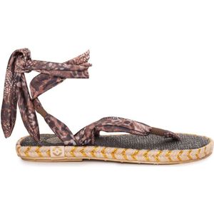 Nalho - NA0029--LEO-D11 - Sandalen - Dames - Ronde Tip - Textiel Bovenkant