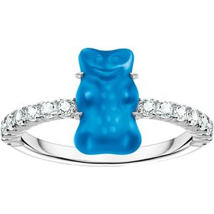 Thomas Sabo - TR2459-052-1-58 - Ring - 925 zilver - Dames - Goldb�r blauw - Ringmaat 58