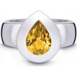Quinn - Dames Ring - 925 / - zilver - edelsteen - 21004611