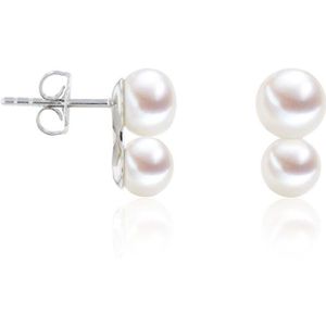 Luna-Pearls - 315.0282 - Oorbellen - Zoetwater gekweekte parel 5,5-7mm - 925/zilver