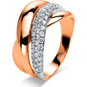 Luna Creation - Dames Ring - 750/- 18 karaat - Diamant - 1G425RW854-1 - Ringmaat 54