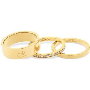 Calvin Klein - 35000795 - Ring - Dames - geelgoud verguld