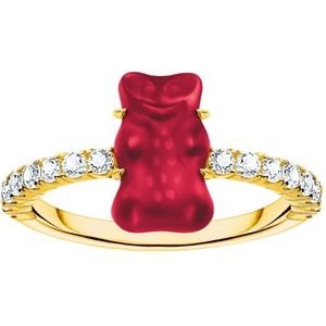 Thomas Sabo - TR2459-414-10-52 - Ring - 925 zilver - Dames - Goldb�r rood - Ringmaat 52
