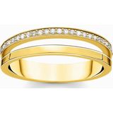 Thomas Sabo - TR2316-414-14-60 - Ring - Dames - 925er Zilver geel verguld - ringmaat 60