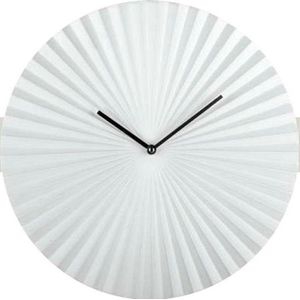 Lowell - 14757 - Wandklok - Wit - MDF - Analoge Tijdsaanduiding