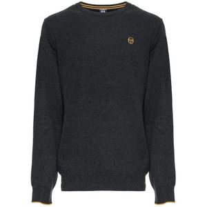 Sergio Tacchini - 10310020 - Trui - Donkergrijs gemêleerd - Heren