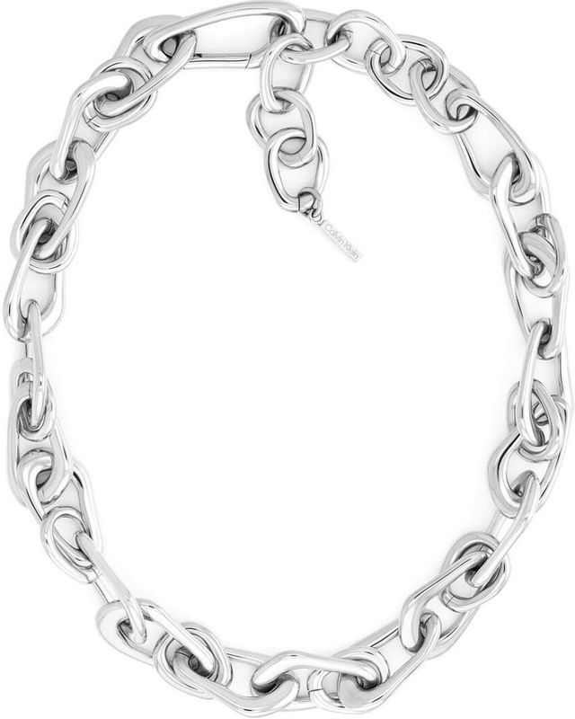 Calvin Klein - CK STATEMENT LINKS - Schakelketting - Roestvrij Staalkleur - Verstelbare Totale Lengte