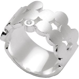 Bastian Inverun - Dames Ring - 925 / - zilver - diamant - 23960