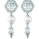 Philipp Plein - PJ8EA07EU - Oorbellen - Dames - PP SPIKED PEARLS