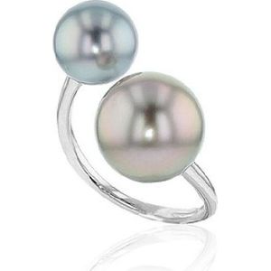 Luna-Pearls - Ring - 585 / - wit goud - 008.0516-55