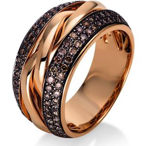 Luna Creation - Dames Ring - 750/- 18 karaat - Diamant - 1P118R855-1 - Ringmaat 55