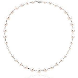 Luna-Pearls - 216.0840 - Ketting - 585/-Wit goud met Tahiti gekweekte parel