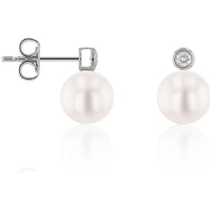 Luna-Pearls  oorsieraden Oorringen HS1157_8.5-9mm