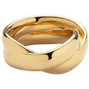 Paul Hewitt - PH-JE-0220-58 - Ring - Dames - geelgoud verguld - Waves Duo - Size 58