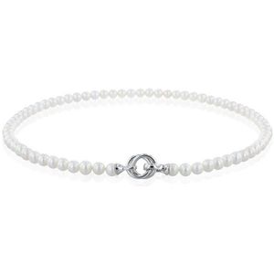 Luna-Pearls - 218.0184 - Ketting - 925/-Zilver met Zoetwater gekweekte parel