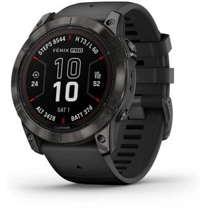 Garmin - 010-02778-11 - Fenix 7X Pro Sapphire Solar - Zwart/Koolstofgrijs