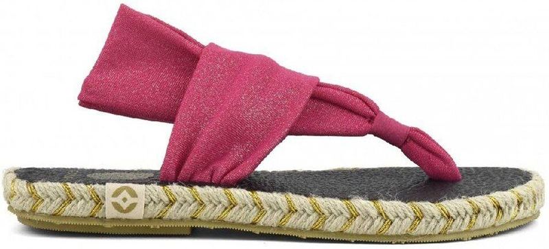 Nalho - NA0038--FUX-D9 - Sandalen - Dames - Ronde Tip - Textiel Bovenkant