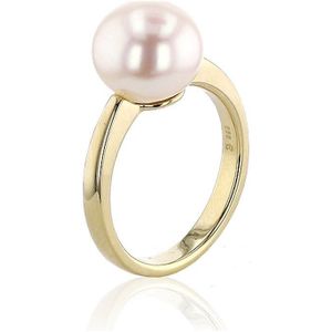 Luna-Pearls - Ring - 585 / - geel goud - 008.0543-56