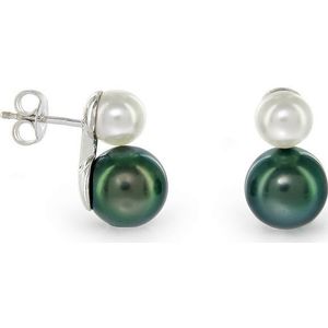 Luna-Pearls Edle Tahiti Parels Oorbellen