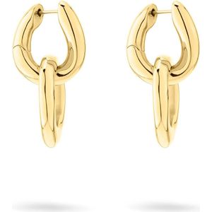 Liebeskind Berlin - Creolen - Geelgoudkleur - Roestvrijstalen Oorbellen