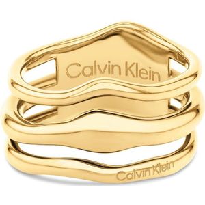 Calvin Klein - 35000723 - Ring - Dames - geelgoud verguld
