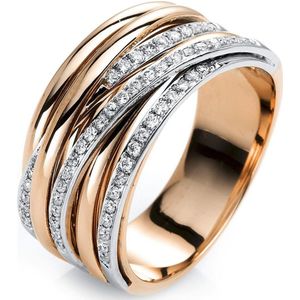 Luna Creation - Ring - Dames - 18K Roségoud DiamantDiamant - 0.27 ct - 1G420RW854-3-54