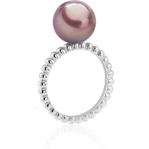 Luna-Pearls - 009.0041-53 - Ring - 925/-Zilver met Tahiti gekweekte parel - Maat 53