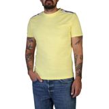 Tape - T-shirt - Geel - Korte Mouwen - Ronde Hals